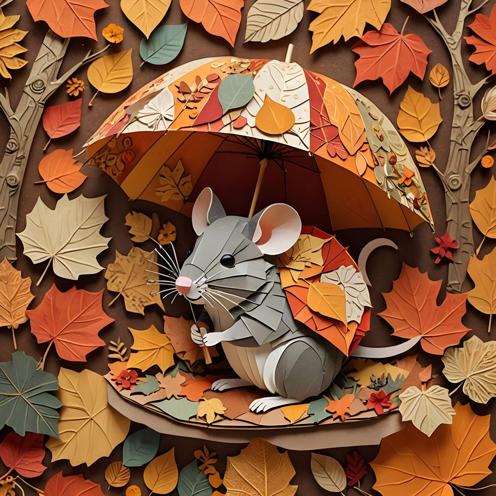 Paper Mouse  by @Shelly