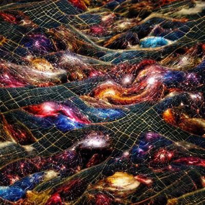 The fabric of the universe - AI Generated Artwork - NightCafe Creator