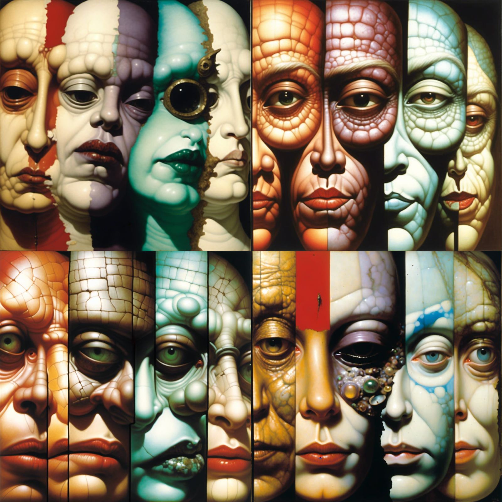 Ethereal Augur of Truth in Rockwell Style