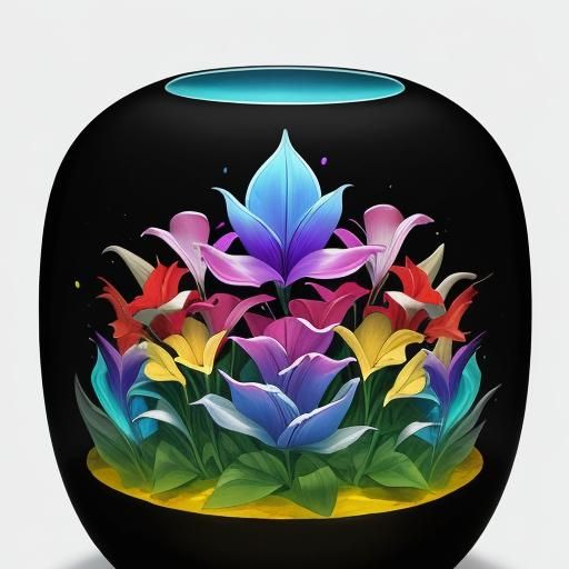 A captivating surreal regal glowing glass crystal Unity 3D i...