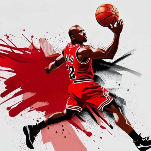 Michael Jordan - AI Generated Artwork - NightCafe Creator