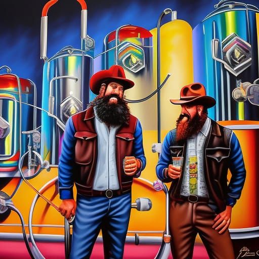 Craft beer hipster dude’s