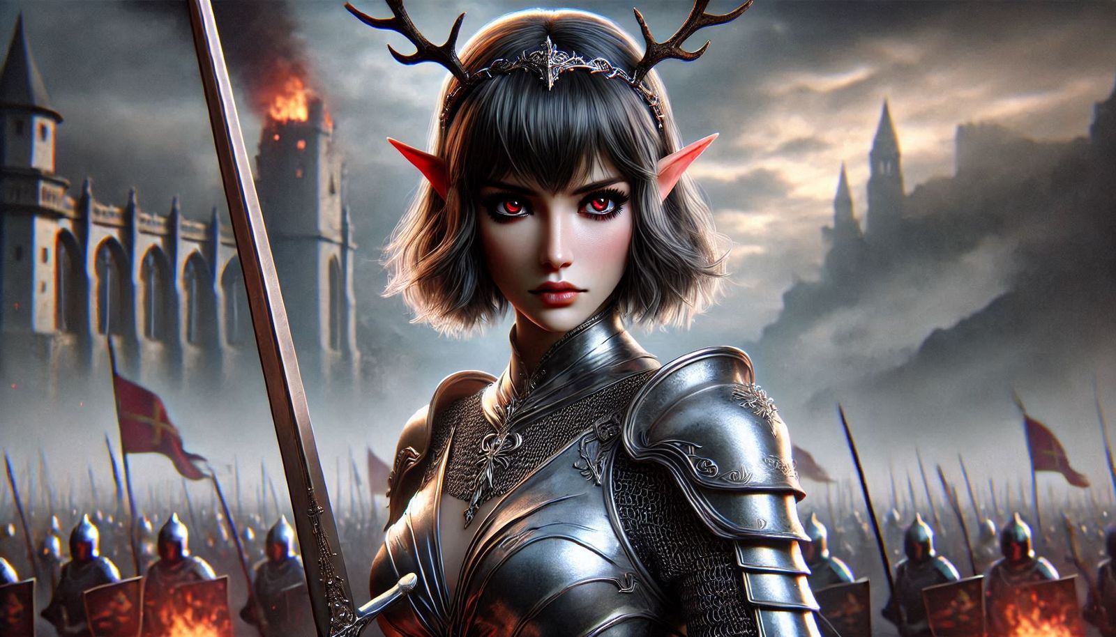 Backdoor as Joan of Arc  by @haightash wong