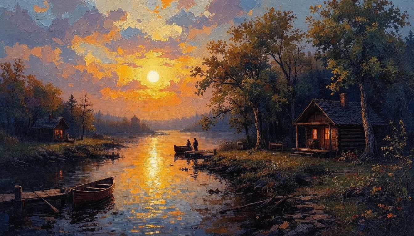 At the Mississippi bayou, 1860