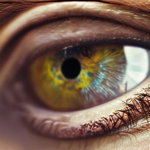 Hyperrealistic eye
