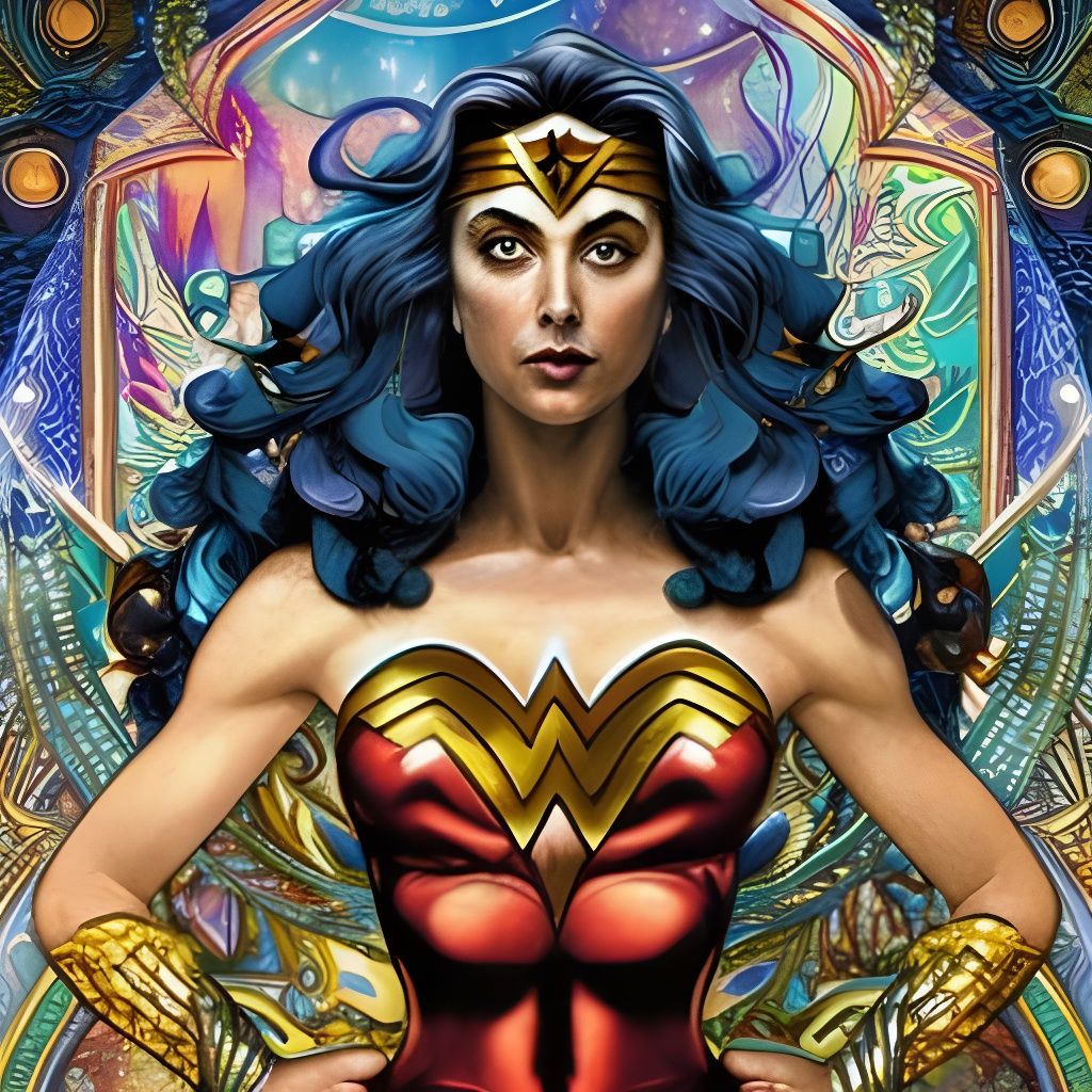 Mozhan Marnò as Wonder Woman undefined