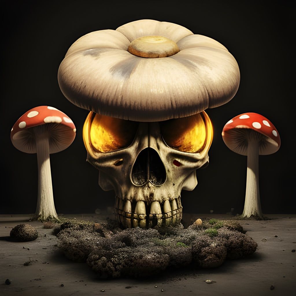 Toxic Fungi in a Radioactive Landscape