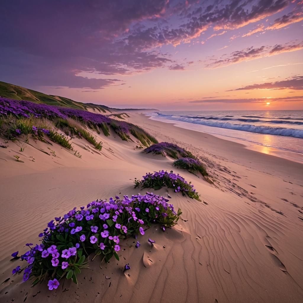 Sunset at the beach