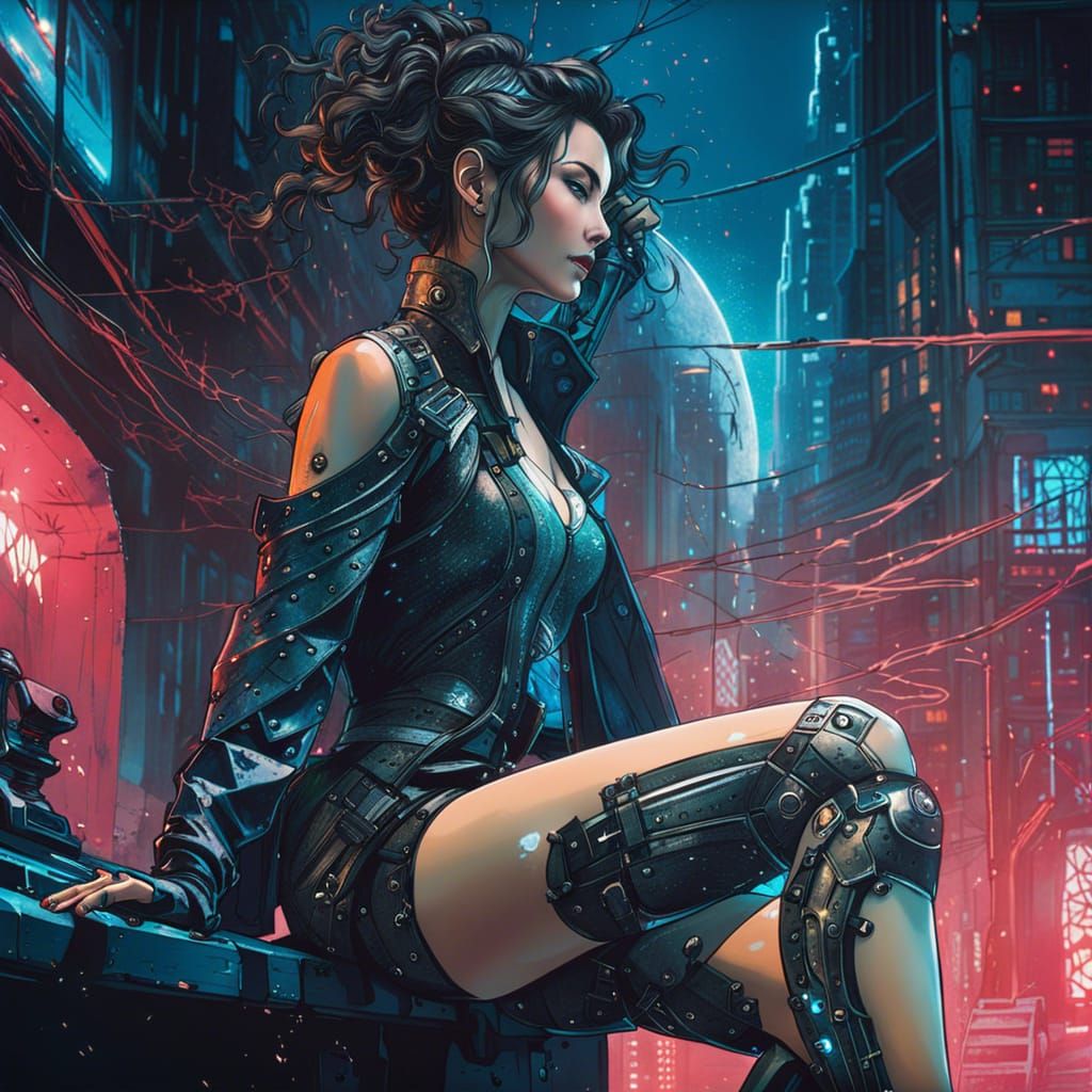 Cybernetic enhancement  by @Hintero