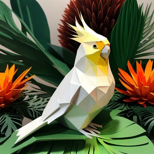 Cockatiel - AI Generated Artwork - NightCafe Creator