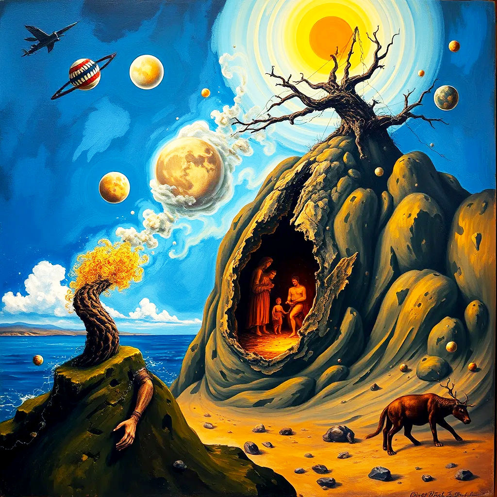 La naissance du monde par Dali