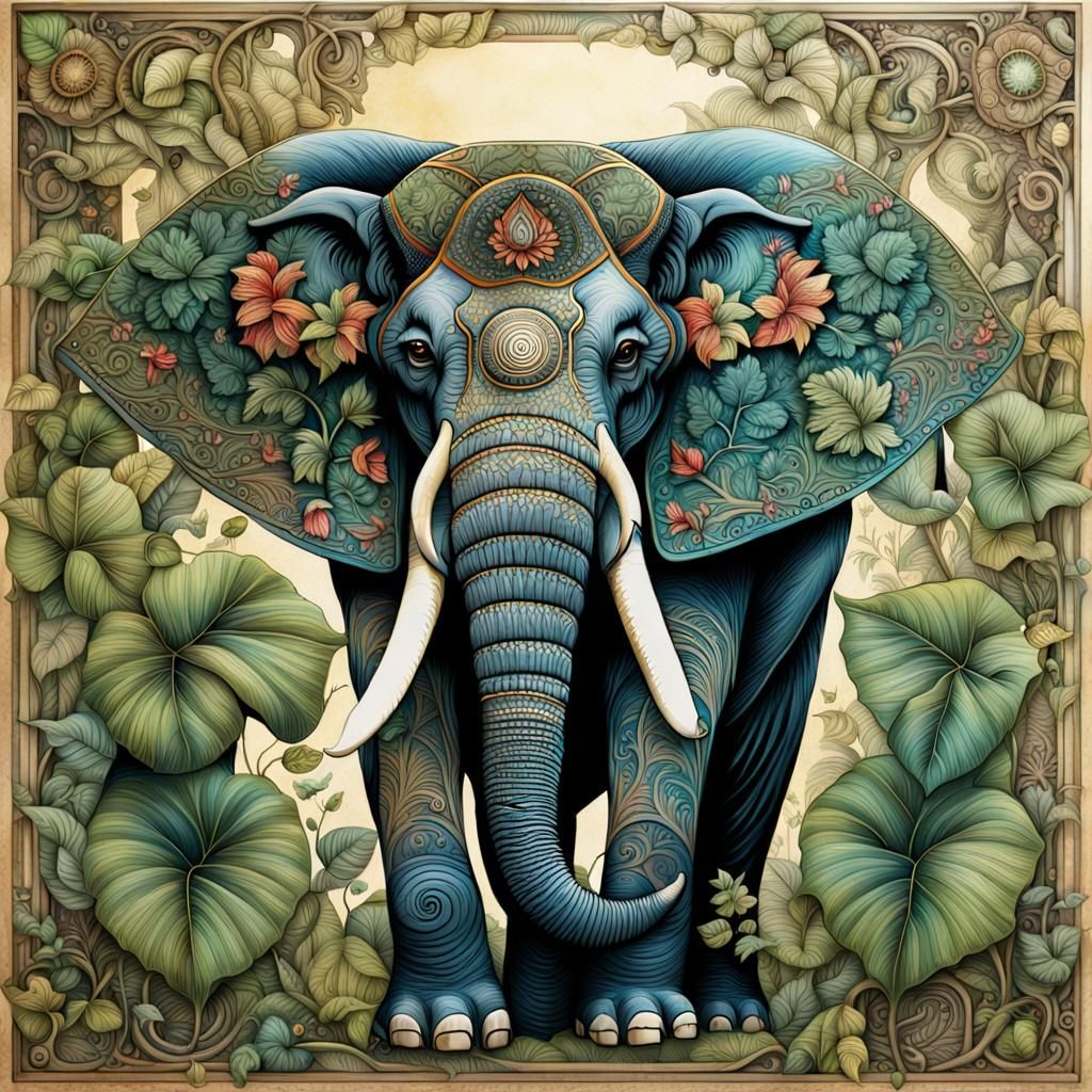 Mythical Elephant  by @MissT