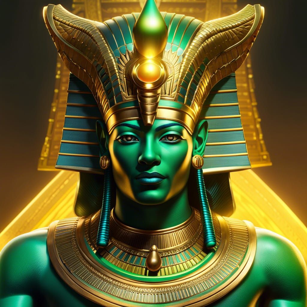 Egyptian God Osiris - AI Generated Artwork - NightCafe Creator