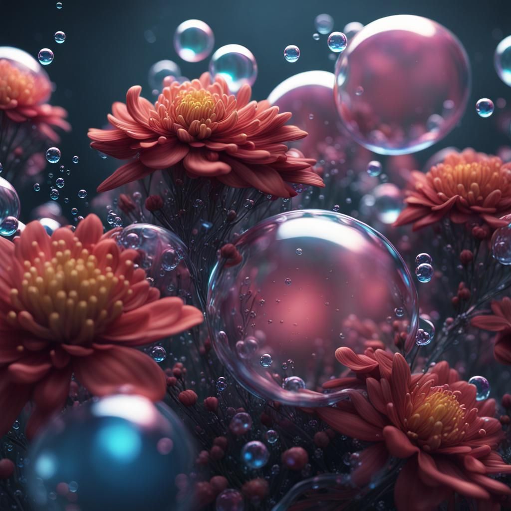 Breath of flowers AI Generated Artwork NightCafe Creator