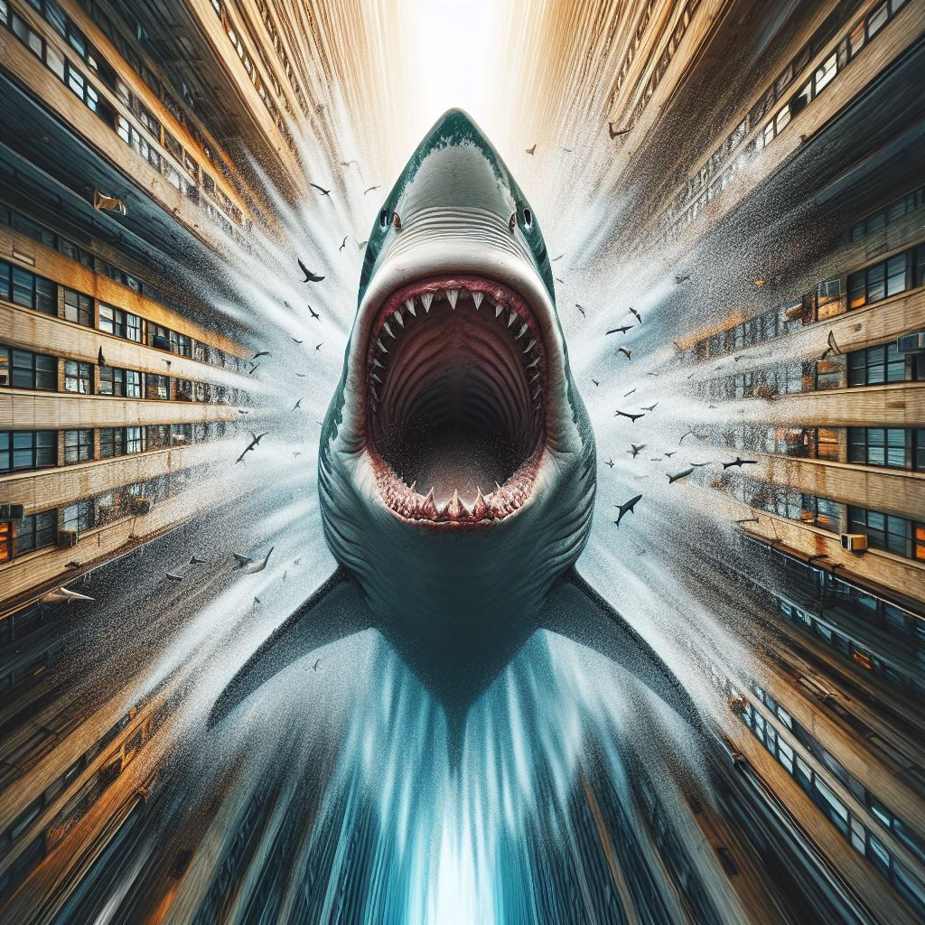 Shark bite hu hu ha ha