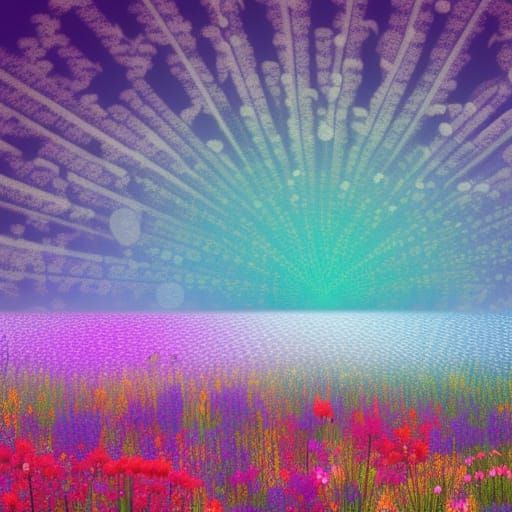 Psychedelic meadow 9