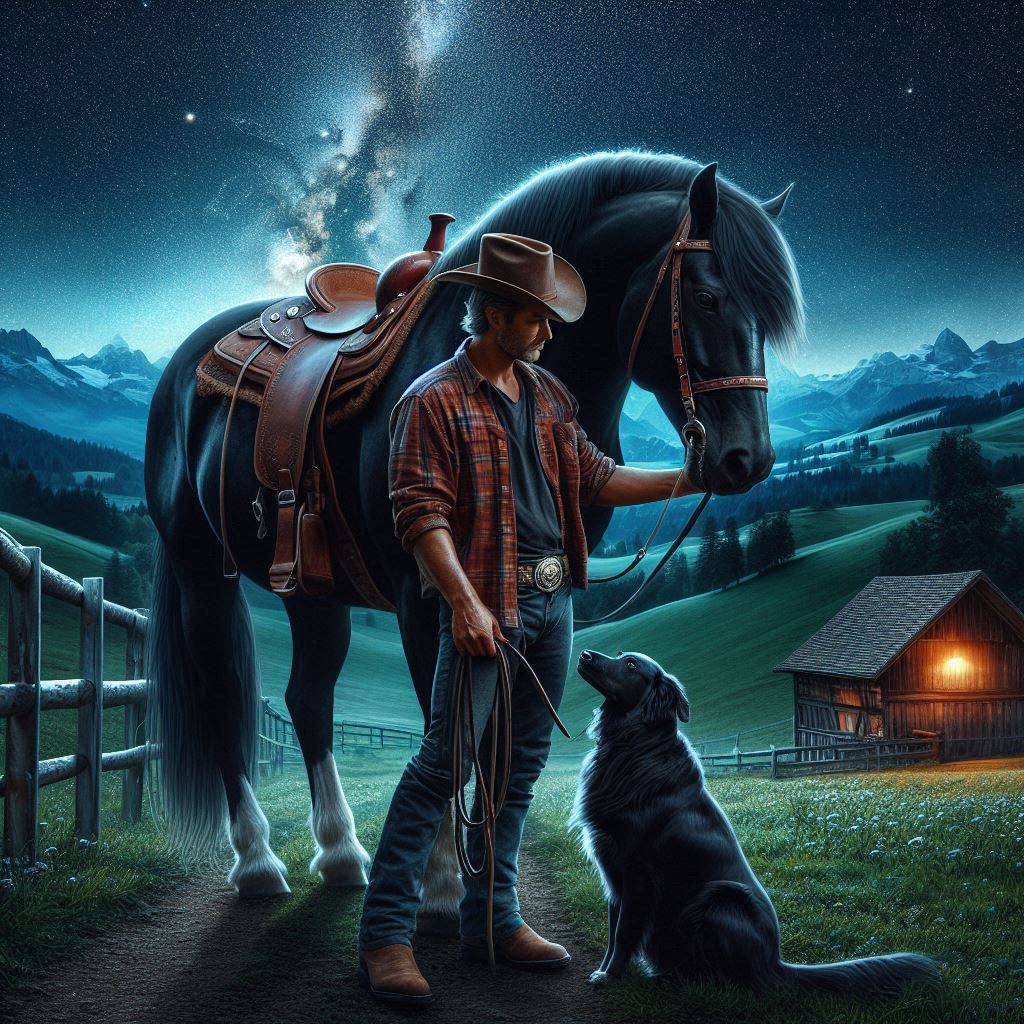 A Cowboy and Friends !!