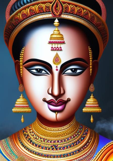 India culture artwork designed pattern designed painting dig...
