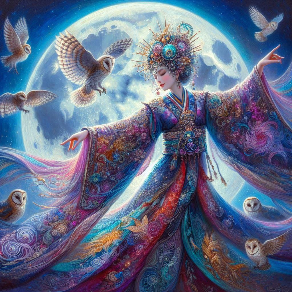 Dalnim, the moon goddess