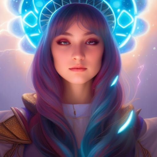 Female Mage Portrait - AI Generated Artwork - NightCafe Creator