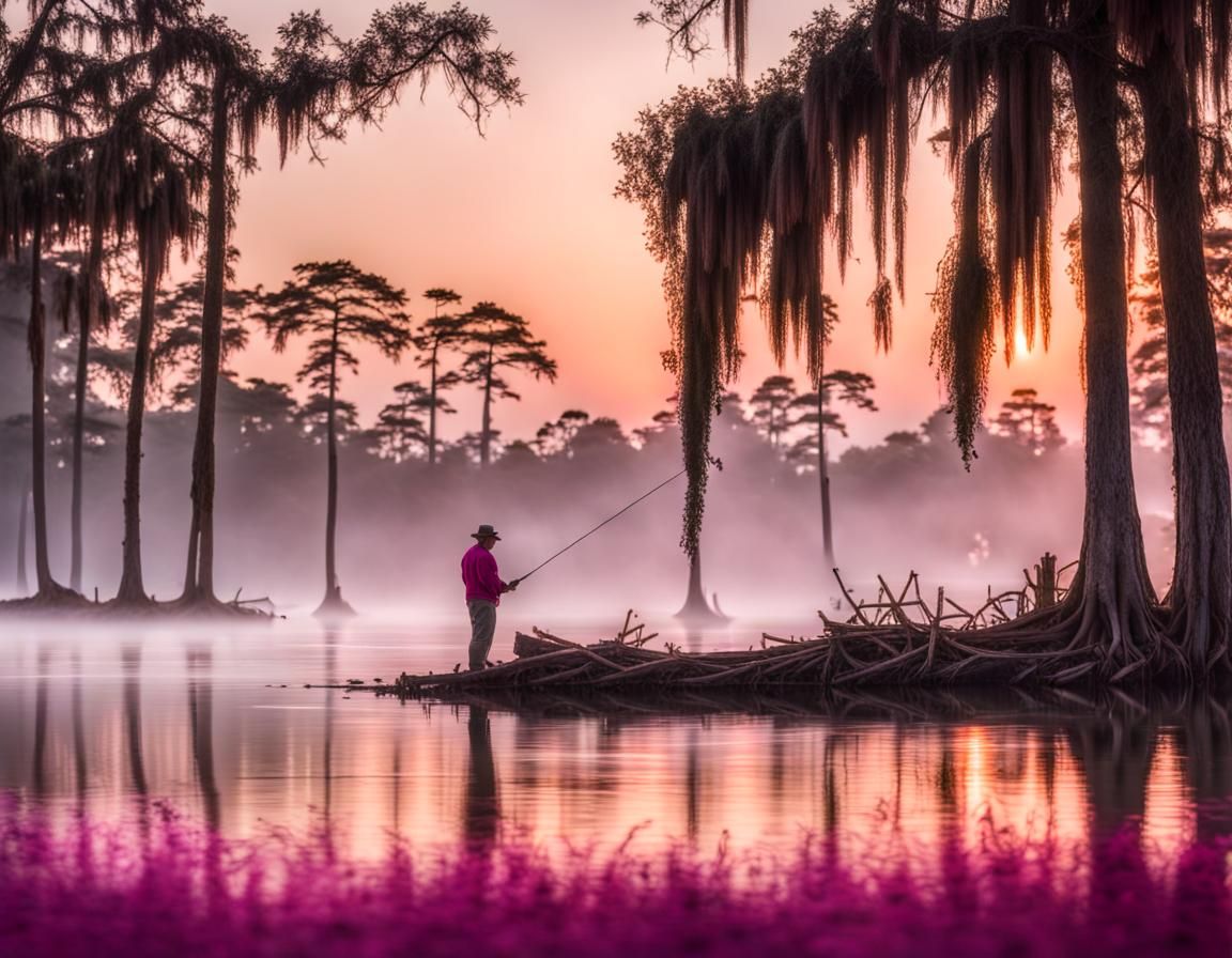 sunrise on the bayou  by @Yoli