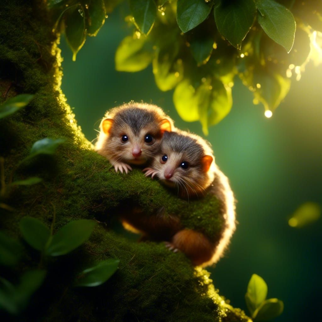 Precious Pair of Pygmy Primates