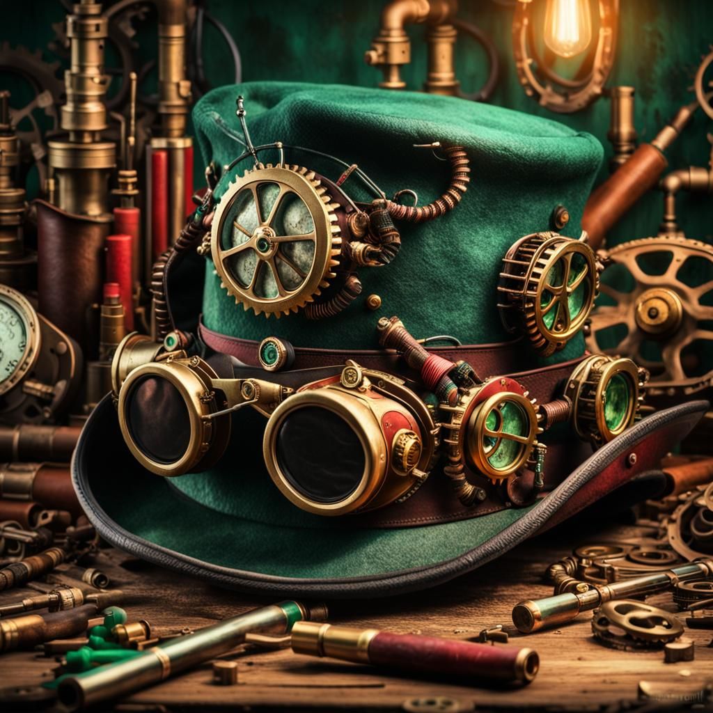 Steampunk hat  by @pedrobrito2004