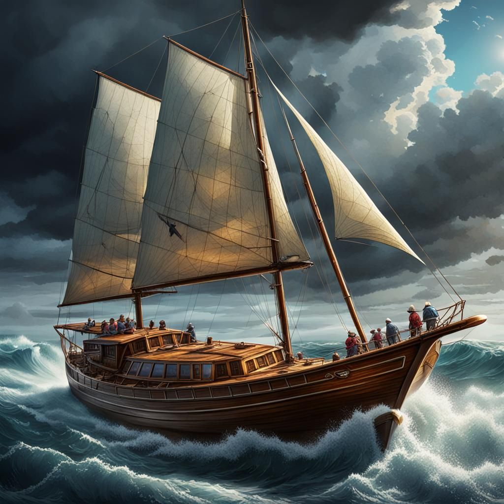 Through the waves