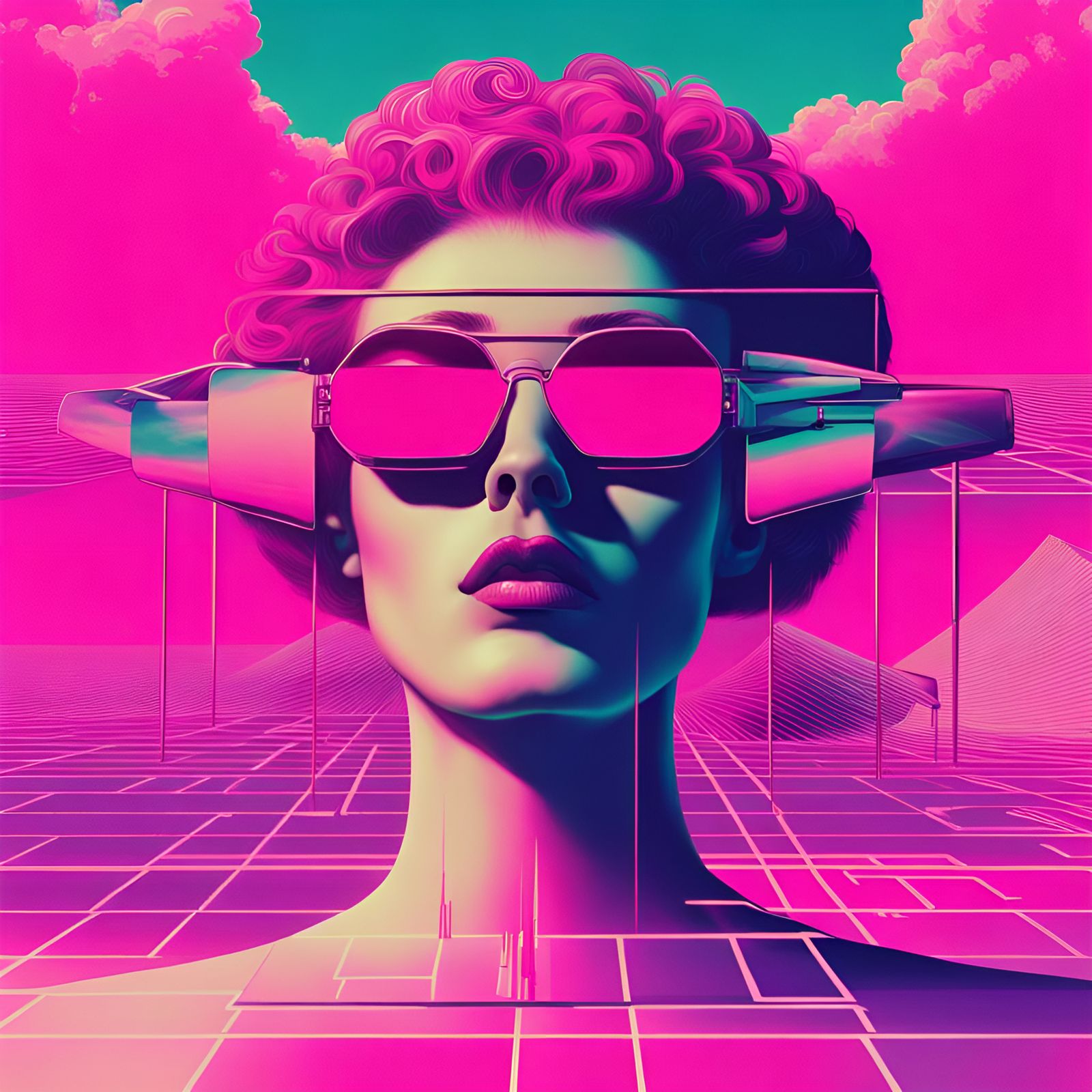 Vaporwave Aesthetic  by @NewAgerJul