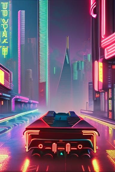 San Francisco of the Future cyberpunk 2099 blade runner 2049 neon ...