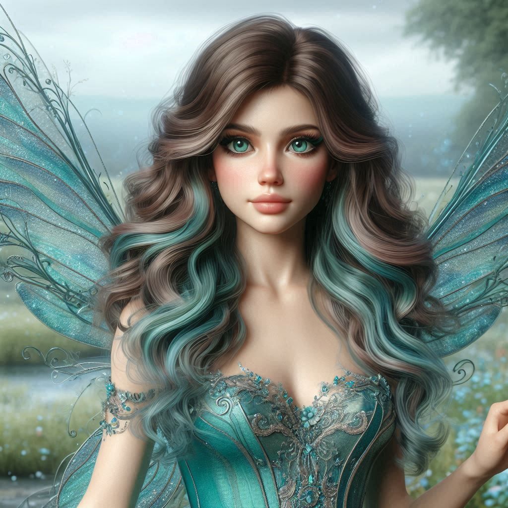 Teal fairy