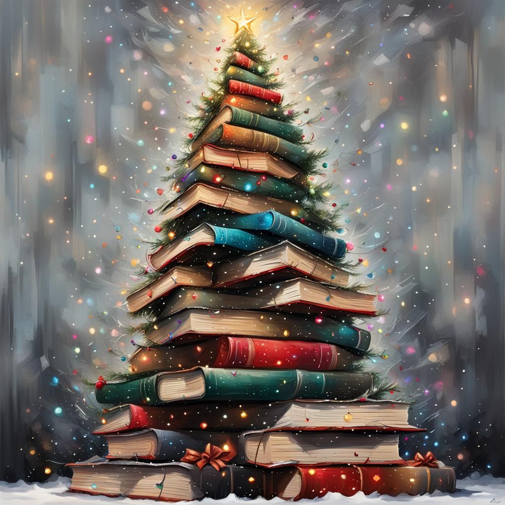 Bibliophile's Christmas Tree   by @Lavinia