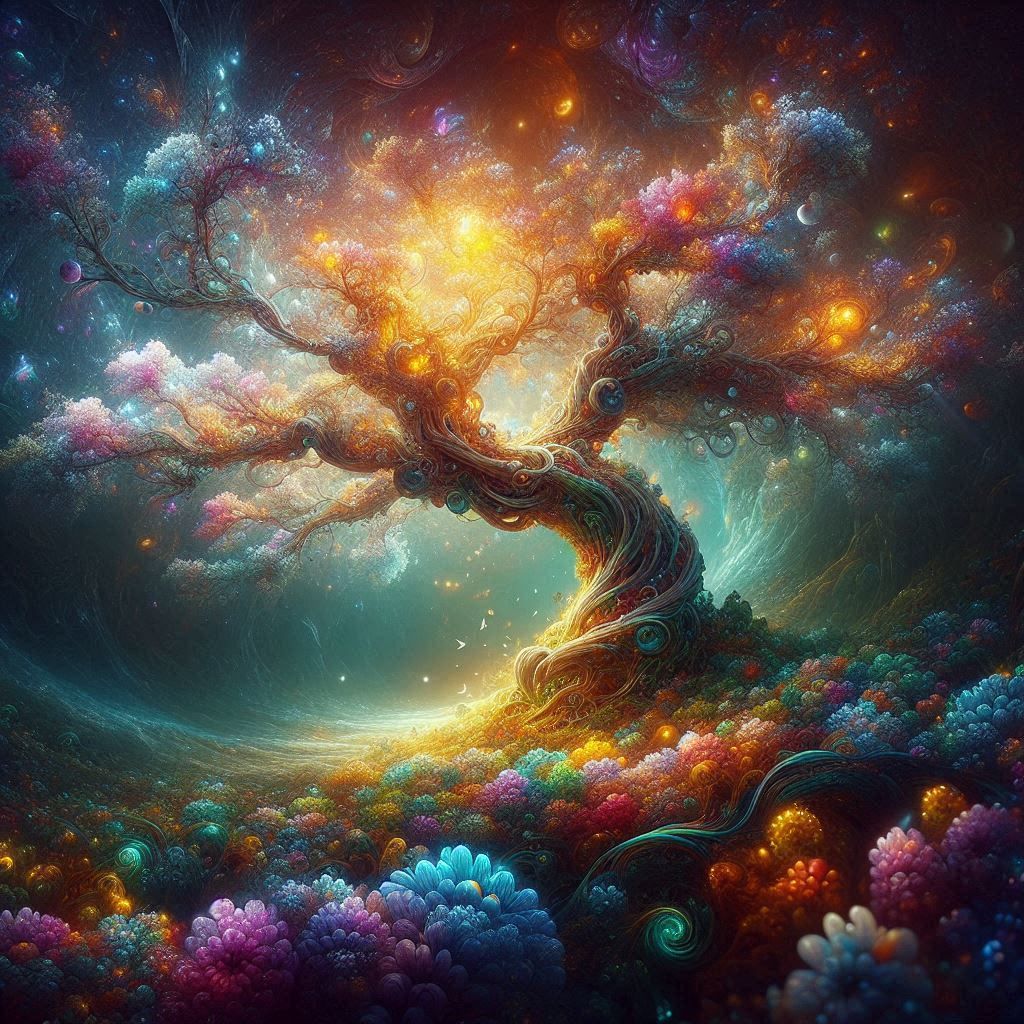 Surreal tree of life