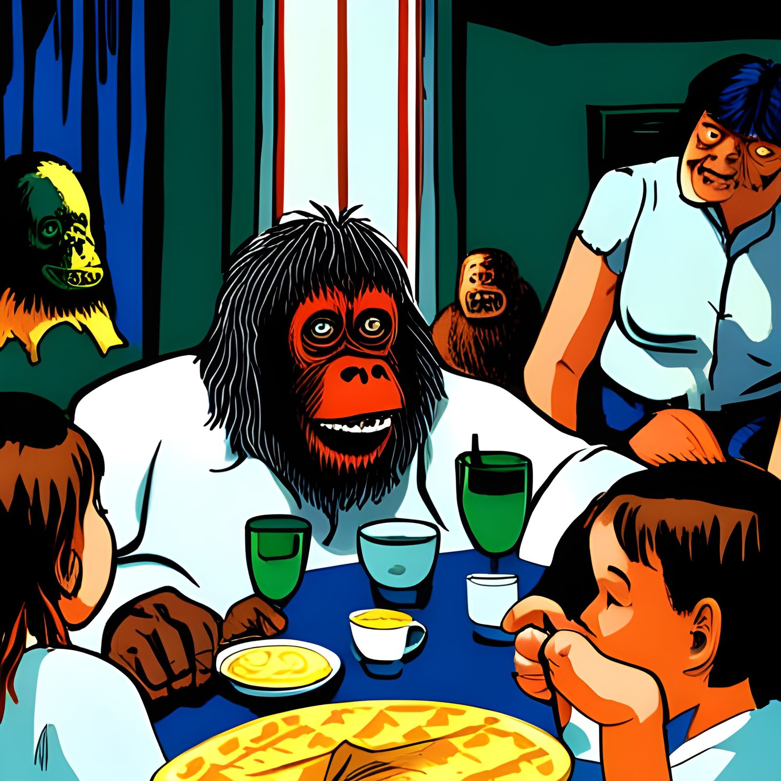 Orangutang Family Meal!