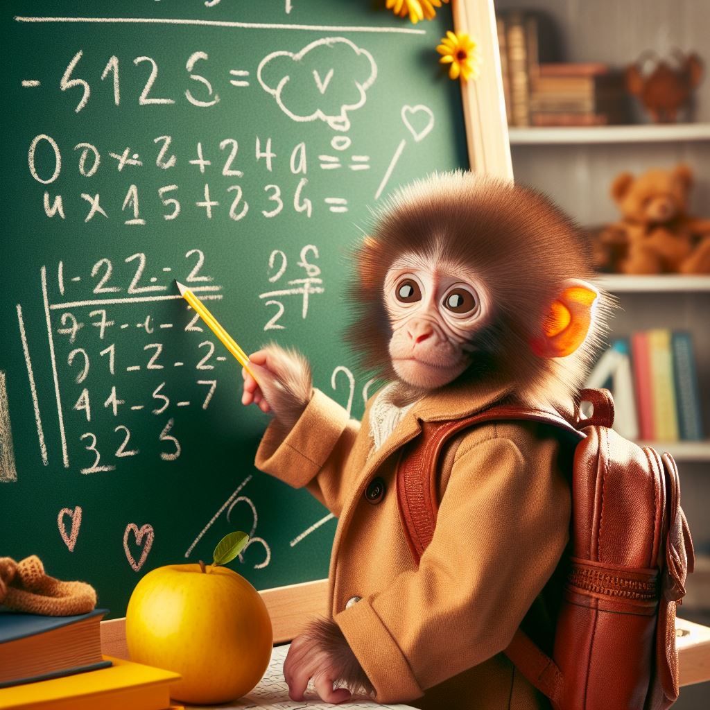 Faire le singe à l’école