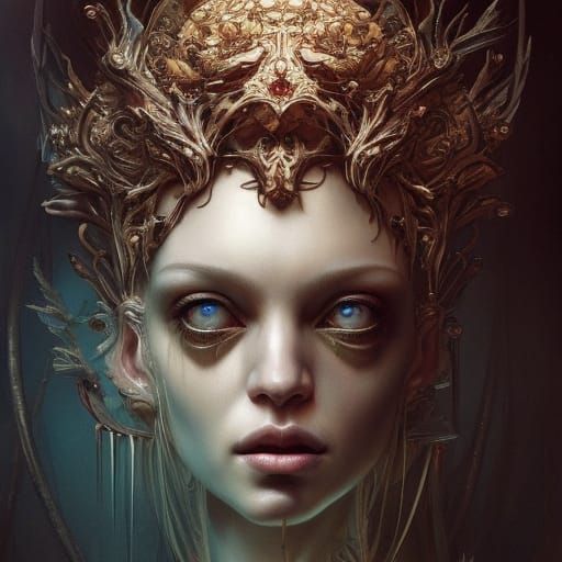 Beautiful portraits of women/females in dark horror fantasy Description ...