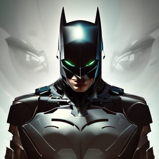 Cyborg Batman - AI Generated Artwork - NightCafe Creator