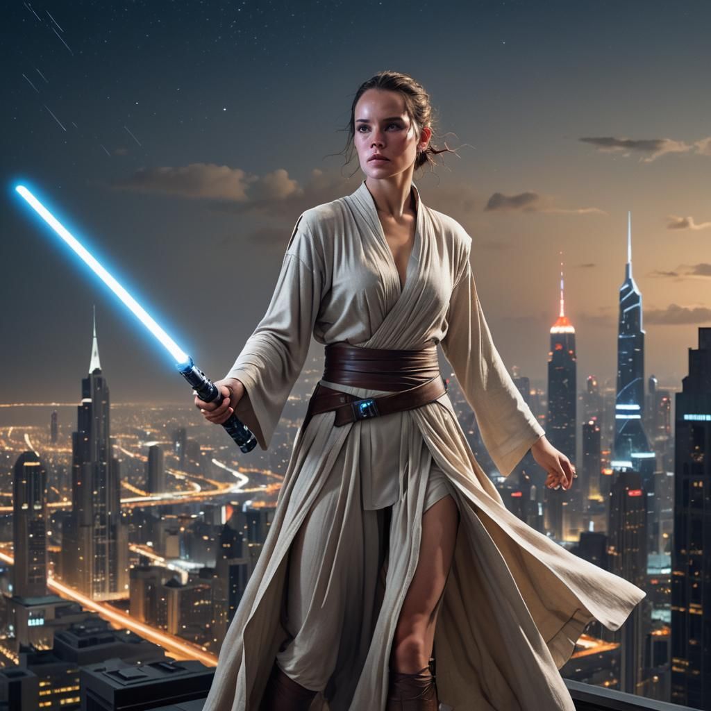 Rey Skywalker Jedi Master