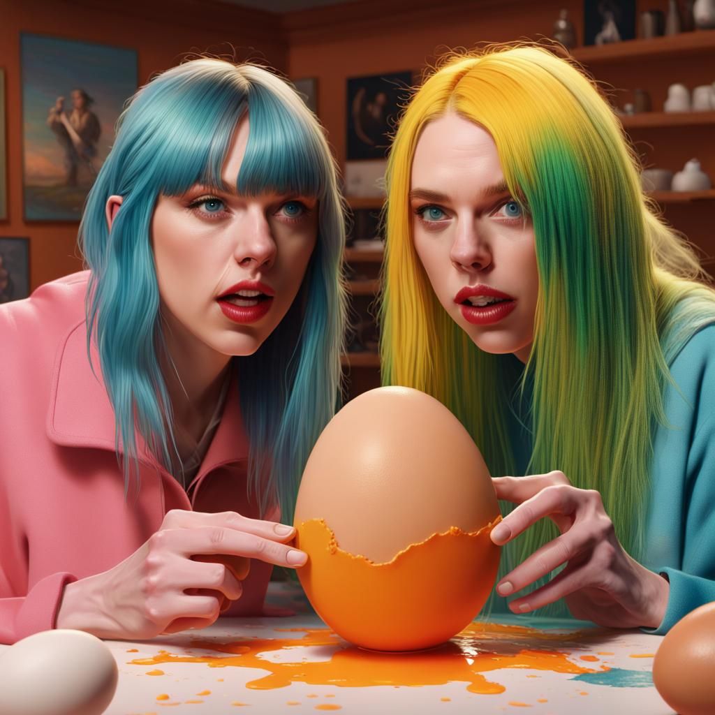 taylor swift teaches billie eilish how to make the perfect e...