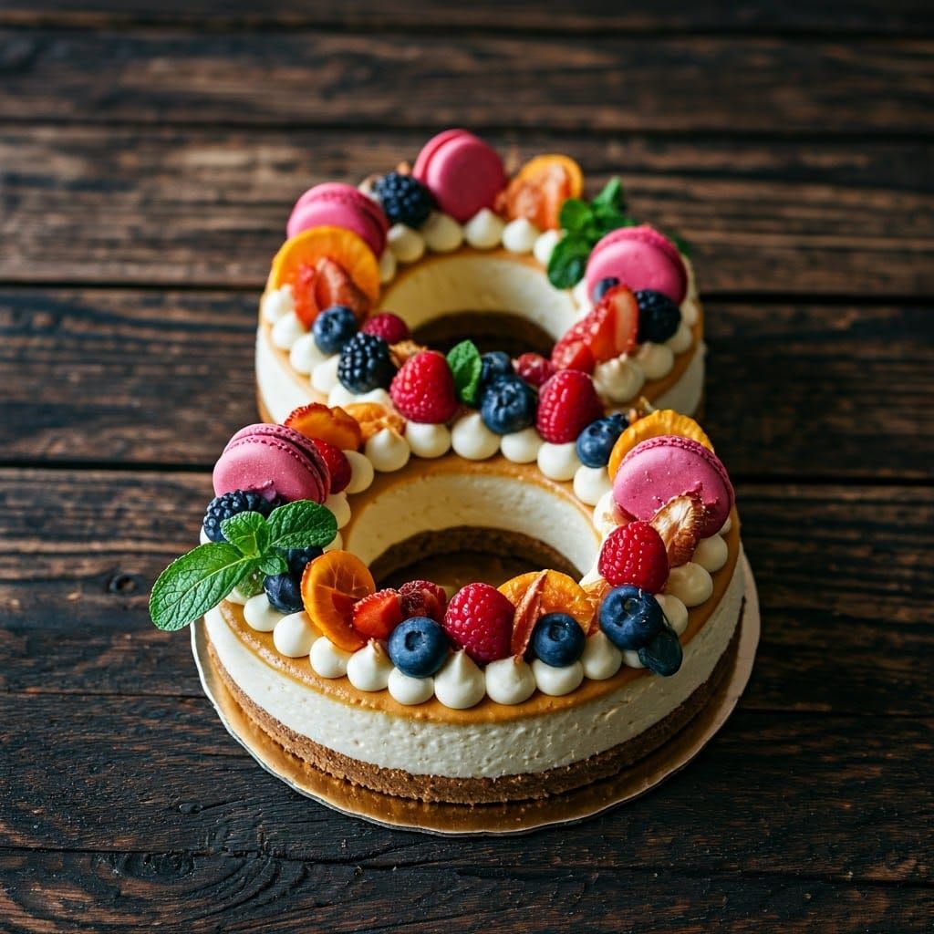 Happy 8th birthday - Basque Cheesecake with Ruby Chocolate ...