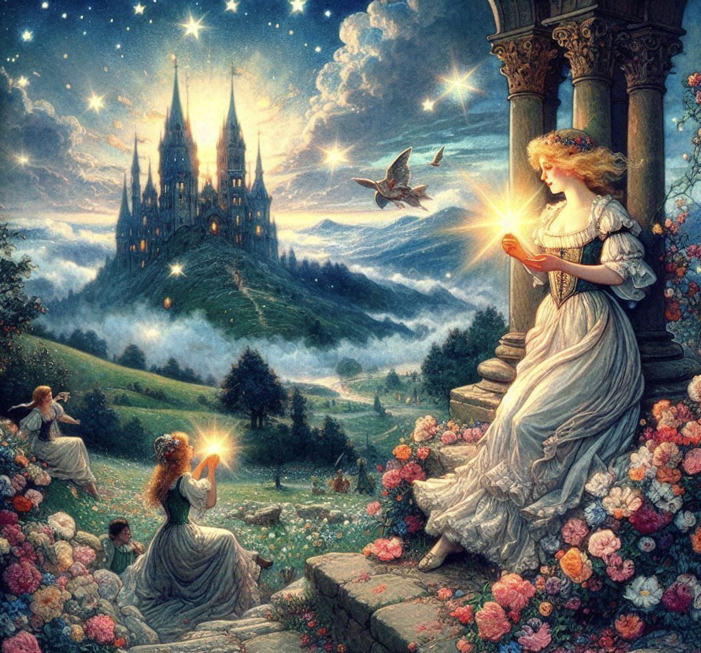 Preserving Eternity: Maidens of the Starlit Canvas