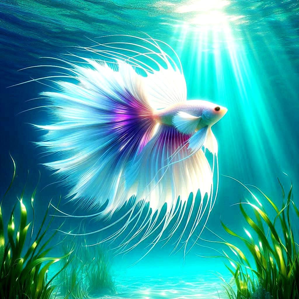 feathered veil fish
