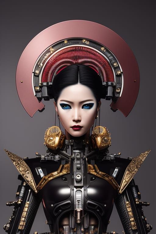 Cyberpunk geisha - AI Generated Artwork - NightCafe Creator