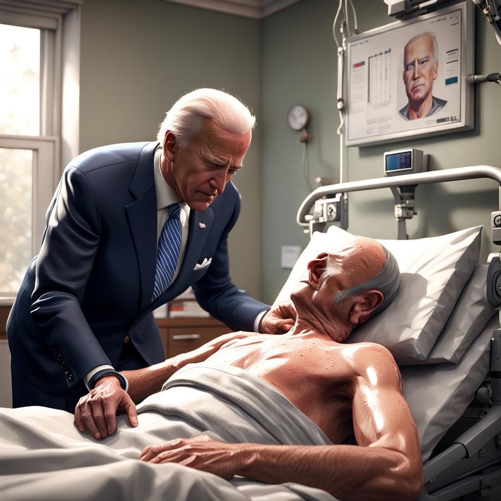 Joe biden hurting a cancer patient