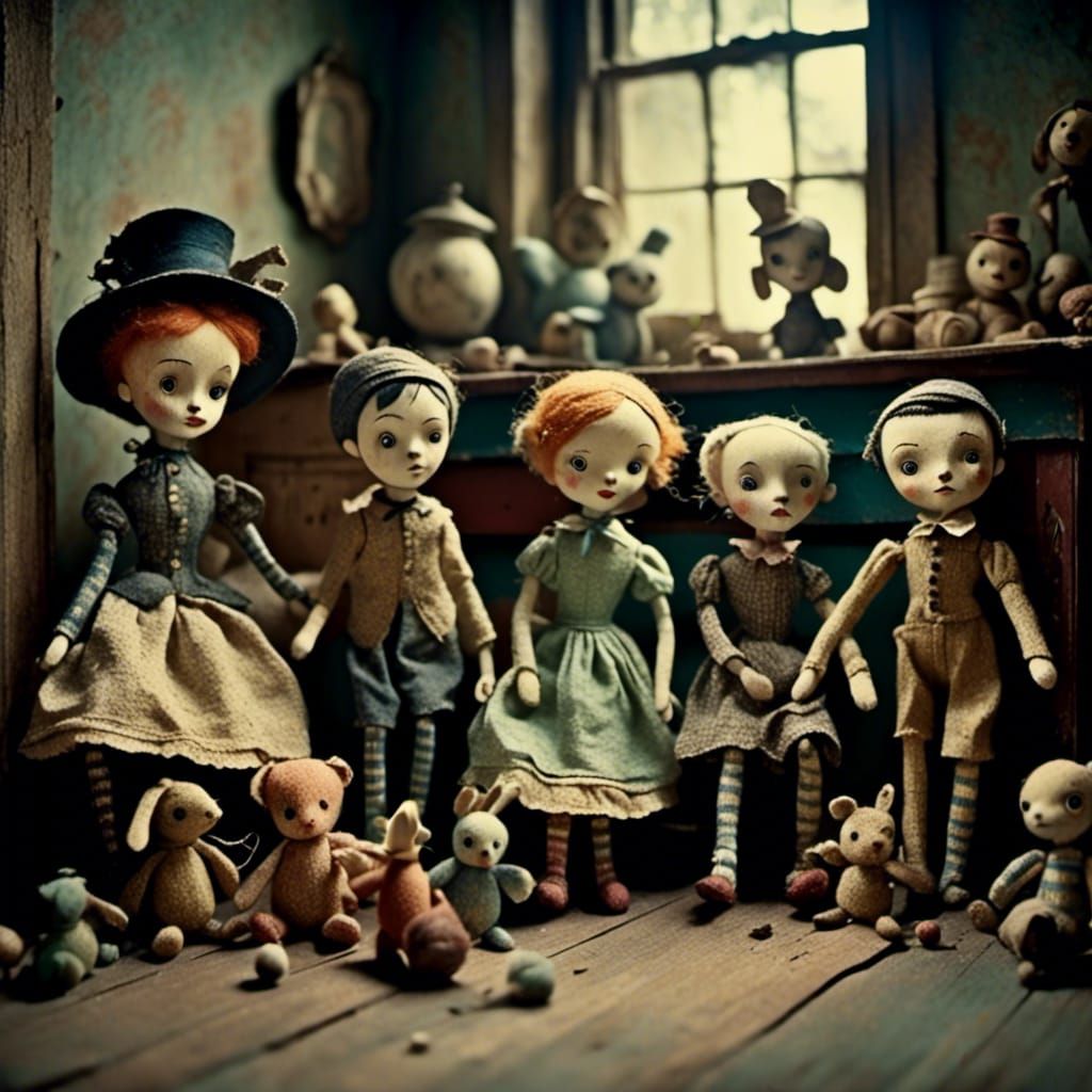 Toys in the Attic <lora:Quirks:1.0>