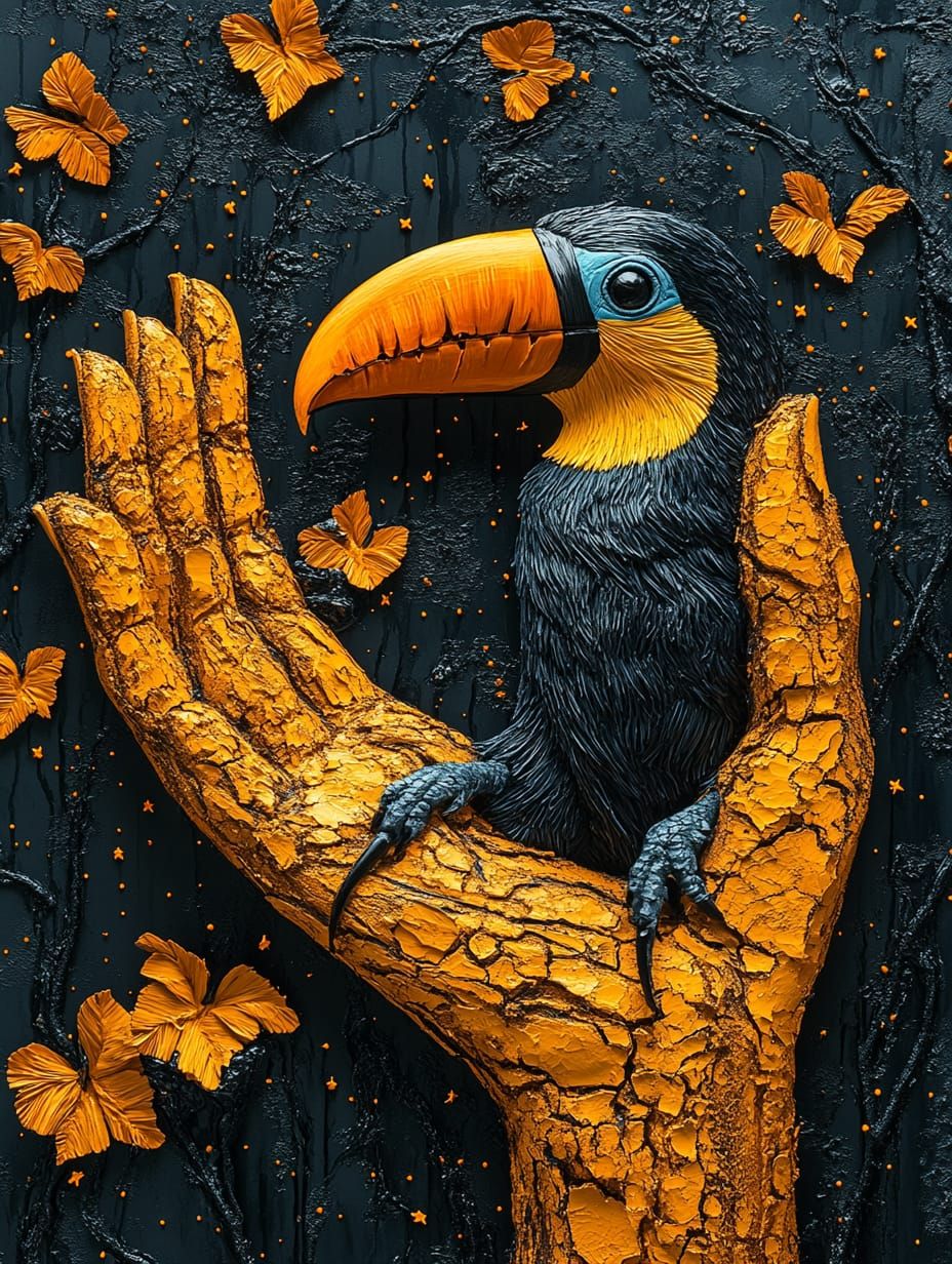Le toucan   by @Raphaelle
