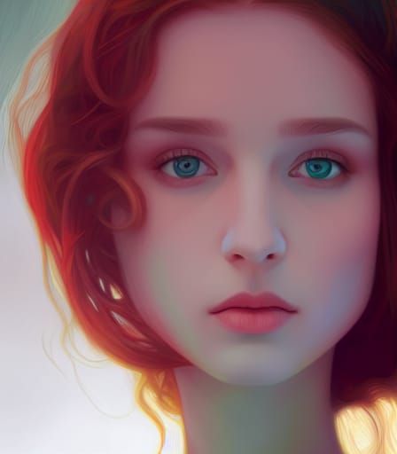 Sad-eyed Girl - AI Generated Artwork - NightCafe Creator