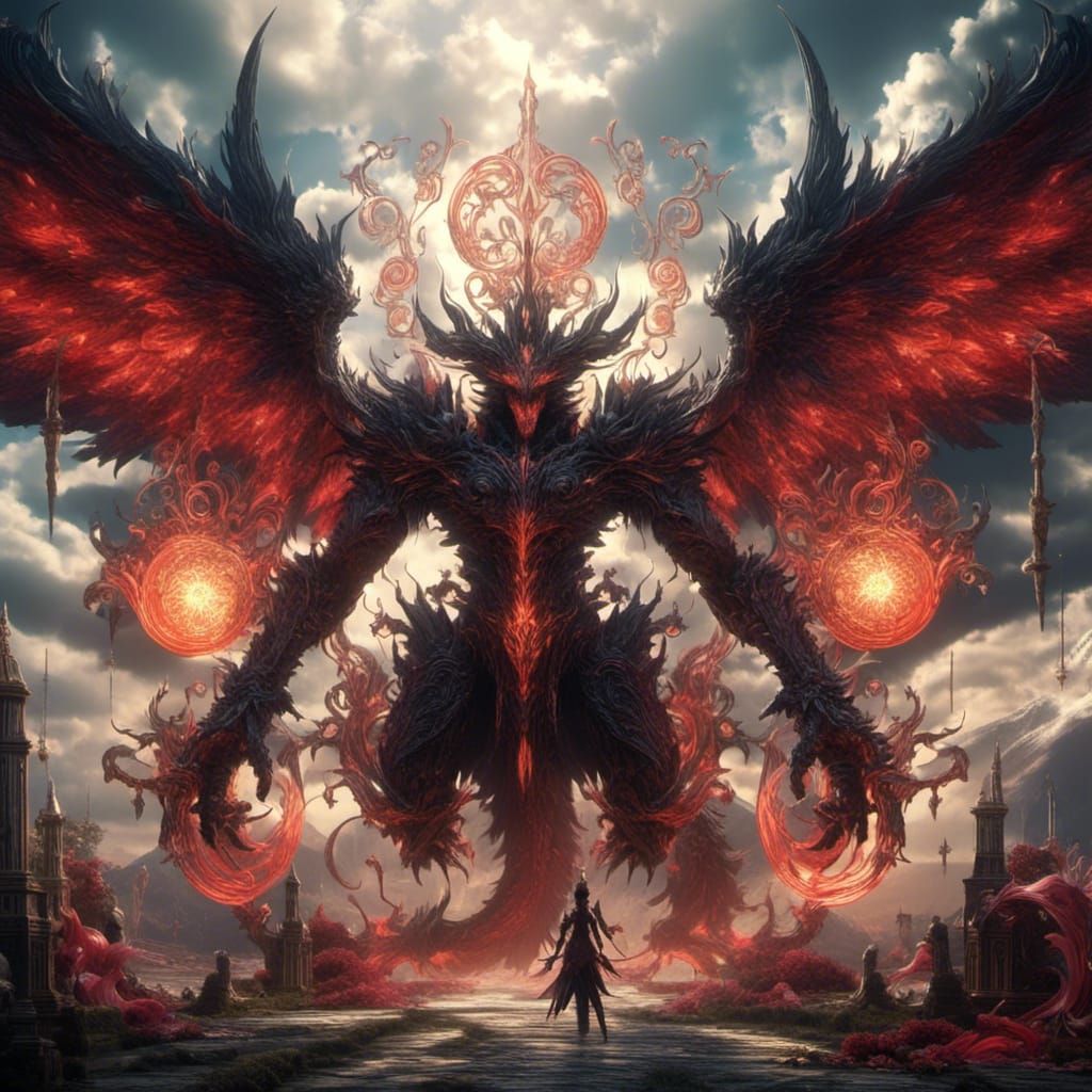 <lora:NTXs-FF-Godz:1.0> Diablos, Final fantasy