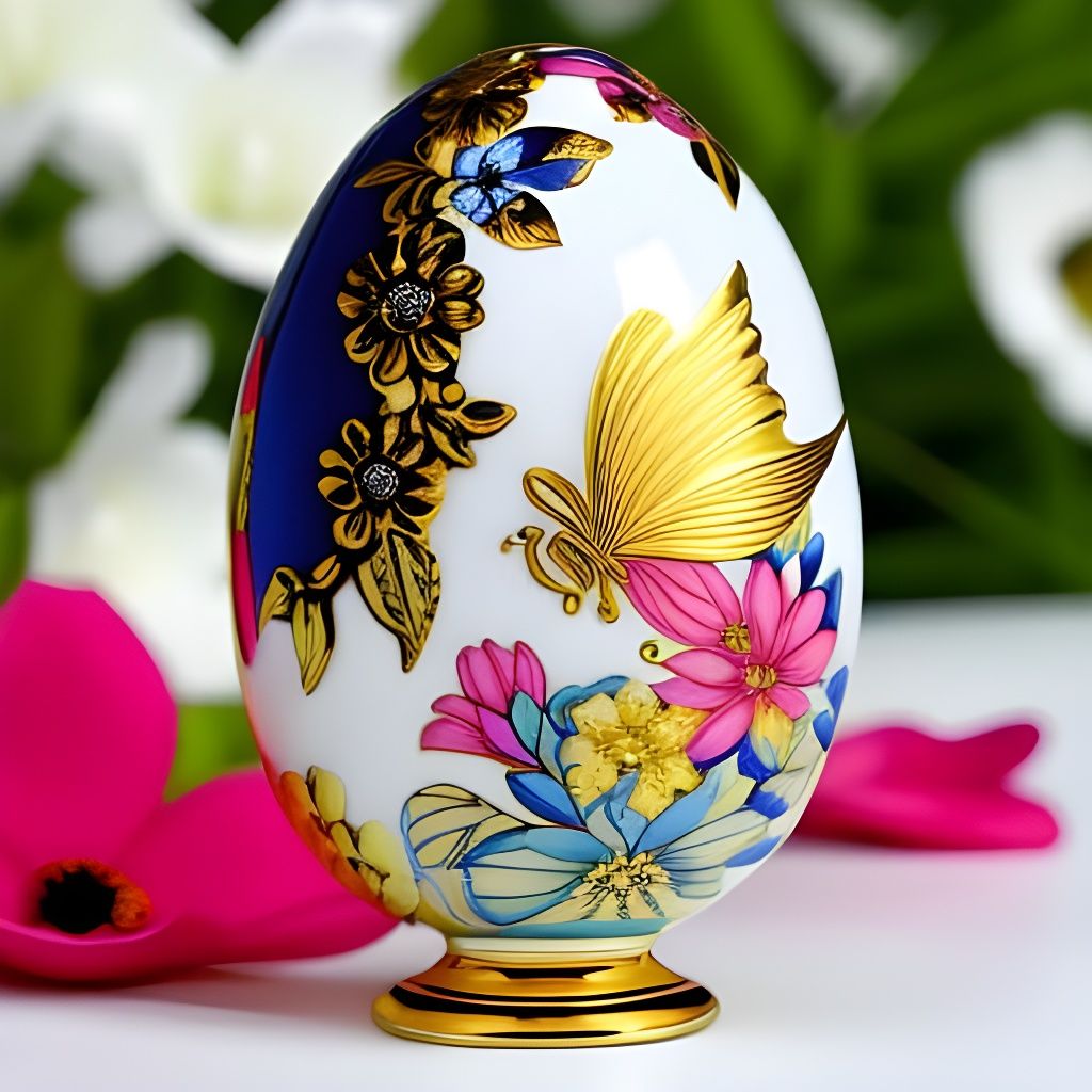 Tiffany Egg  by @Silver Rain