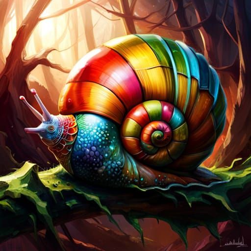 Colorful Shell - Ai Generated Artwork - Nightcafe Creator